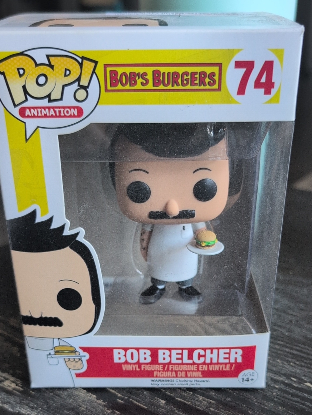 Funko Bob Belcher Vinyl Figure - White Apron, Black Hair
